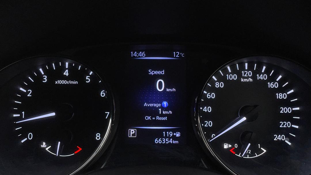2018 Nissan X-trail St-l (2wd), Automatic, 66354 km, Odometer View