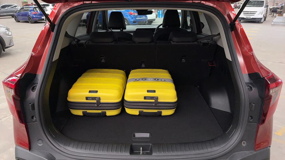 2022 Kia Seltos Sport+ (FWD), Automatic, 45420 km, Boot Inside View with Luggage