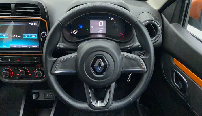 2022 Renault Kwid CLIMBER 1.0 AT, Petrol, Automatic, 3,161 km, Steering Wheel Close Up