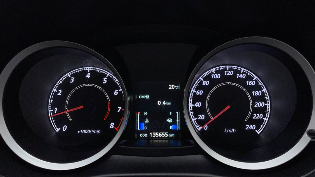2017 Mitsubishi Lancer Es Sport, Manual, 135655 km, Odometer View
