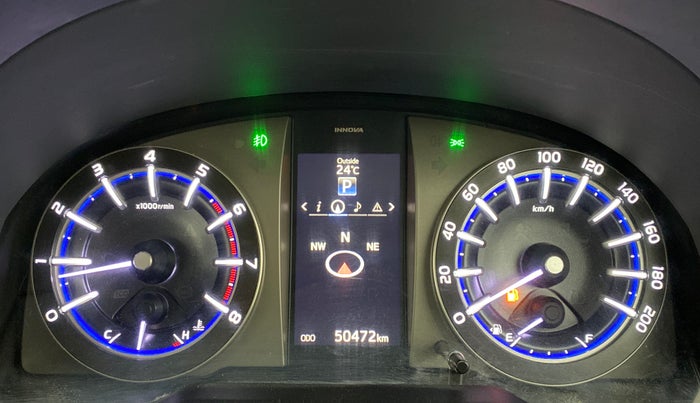 2018 Toyota Innova Crysta 2.7 ZX AT 7 STR, Petrol, Automatic, 50,771 km, Odometer Image
