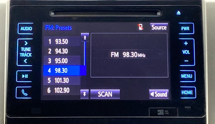 2018 Toyota Innova Crysta 2.7 ZX AT 7 STR, Petrol, Automatic, 50,771 km, Infotainment System