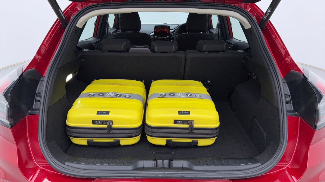 Boot Inside View with Luggage