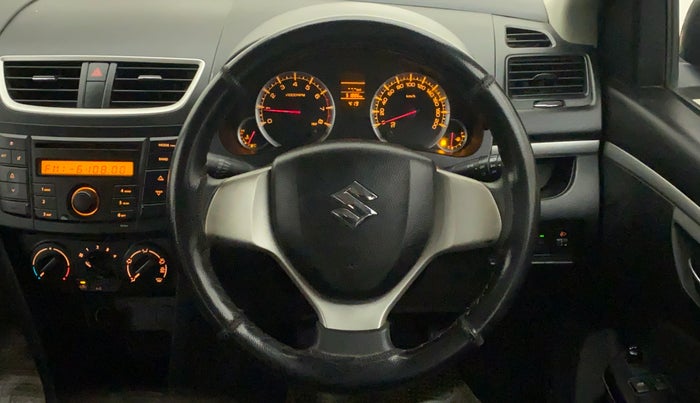 2012 Maruti Swift VXI, Petrol, Manual, 51,886 km, Steering Wheel Close Up