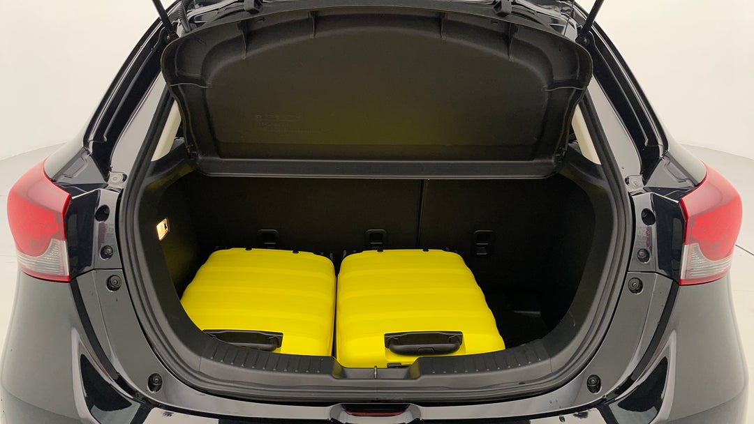 Boot Inside View with Luggage
