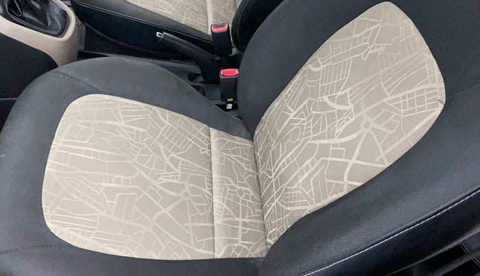 2018 Hyundai Grand i10 SPORTZ (O) AT 1.2 KAPPA VTVT, Petrol, Automatic, 23,372 km, Front left seat (passenger seat) - Cover slightly stained