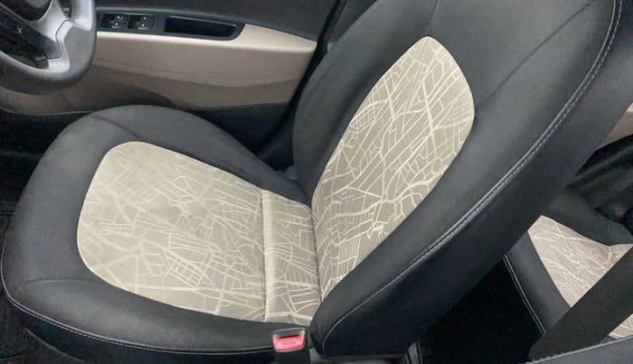 2018 Hyundai Grand i10 SPORTZ (O) AT 1.2 KAPPA VTVT, Petrol, Automatic, 23,372 km, Driver seat - Cover slightly stained