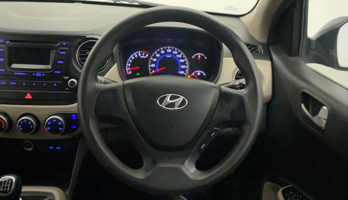 2014 Hyundai Grand i10 SPORTZ 1.2 KAPPA VTVT, Petrol, Manual, 32,178 km, Steering Wheel Close Up
