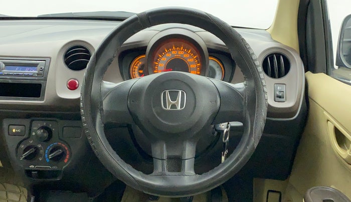 2013 Honda Brio E MT, Petrol, Manual, 70,775 km, Steering Wheel Close Up