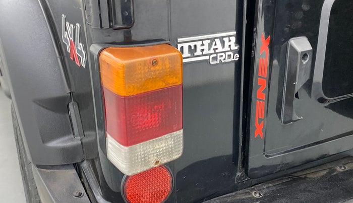 2017 Mahindra Thar CRDE 4X4 AC, Diesel, Manual, 45,071 km, Left tail light - Faded