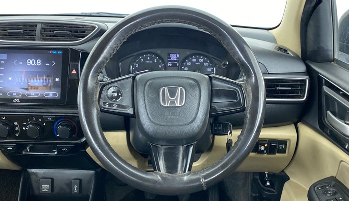 2019 Honda Amaze 1.2L I-VTEC S, CNG, Manual, 90,618 km, Steering Wheel Close Up
