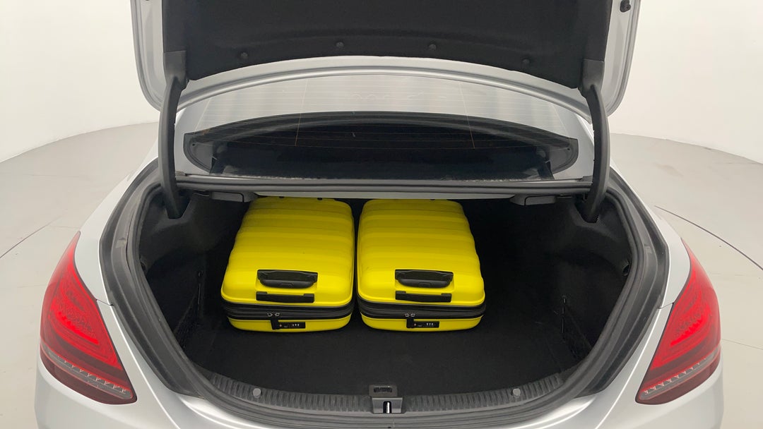 2018 Mercedes-benz C200 Eq (hybrid), Automatic, 131049 km, Boot Inside View with Luggage