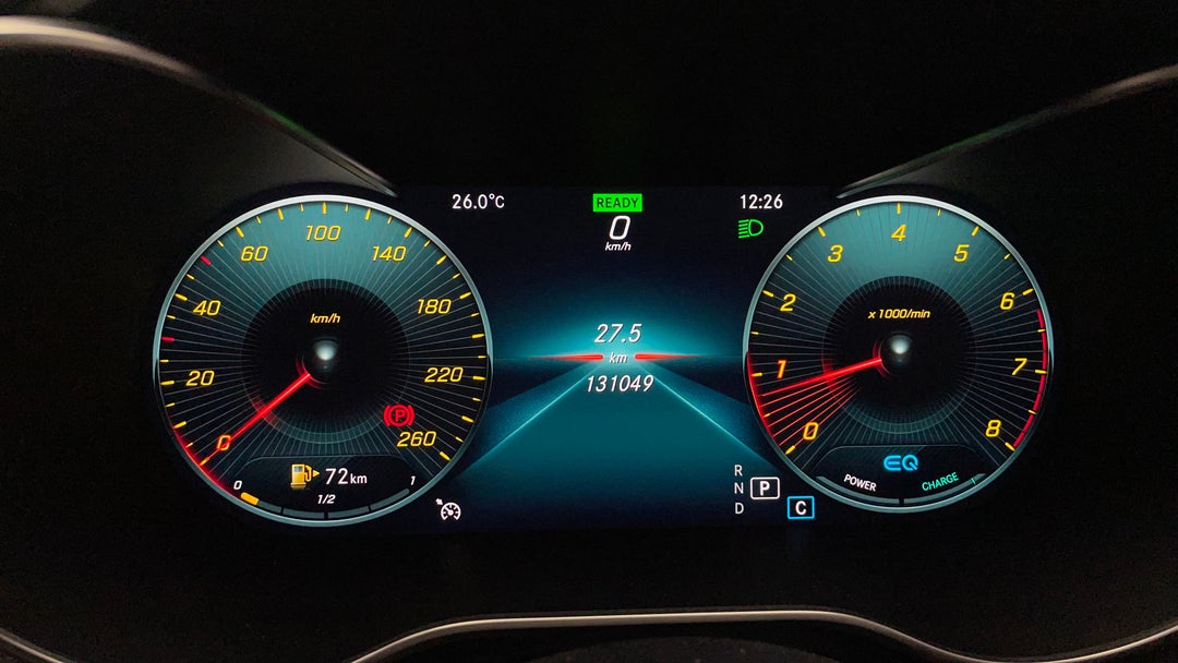 2018 Mercedes-benz C200 Eq (hybrid), Automatic, 131049 km, Odometer View