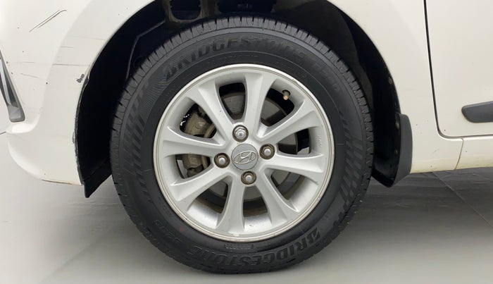 2014 Hyundai Grand i10 ASTA 1.2 KAPPA VTVT, CNG, Manual, 76,457 km, Left Front Wheel