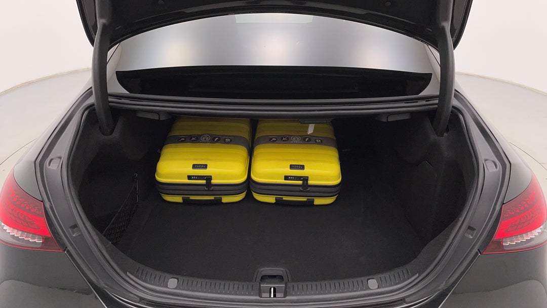 Boot Inside View with Luggage