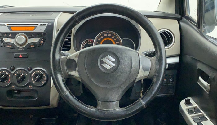 2015 Maruti Wagon R 1.0 VXI, Petrol, Manual, 70,766 km, Steering Wheel Close Up