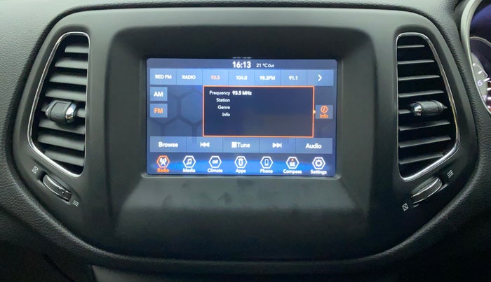 2019 Jeep Compass LONGITUDE (O) 1.4 PETROL AT, Petrol, Automatic, 38,475 km, Infotainment System