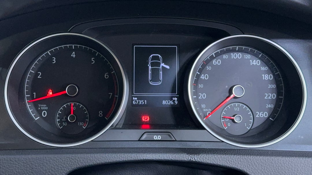 2017 Volkswagen Golf 110 Tsi Trendline, Automatic, 67351 km, Odometer View