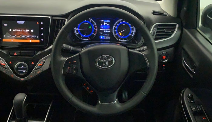 2019 Toyota Glanza V CVT, Petrol, Automatic, 9,797 km, Steering Wheel Close Up