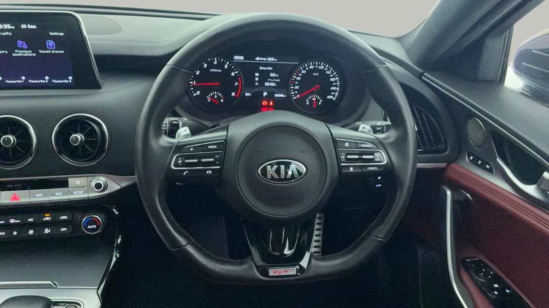 2020 Kia Stinger Gt (red Leather), Automatic, 82548 km, Steering Wheel Close-up