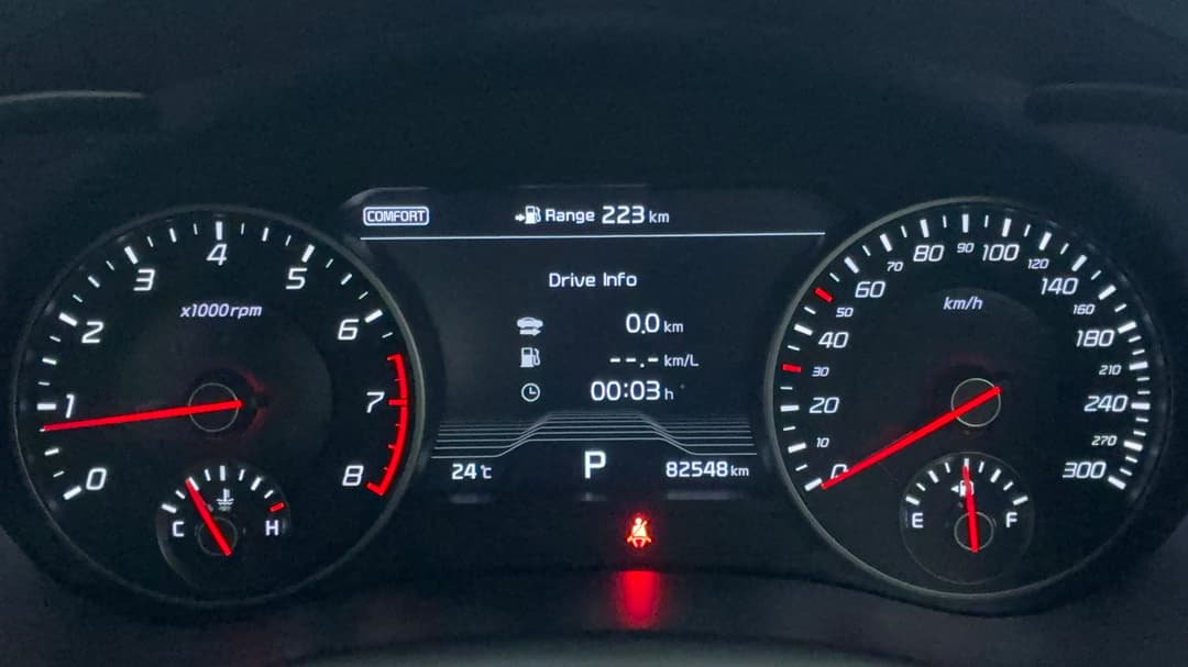2020 Kia Stinger Gt (red Leather), Automatic, 82548 km, Odometer View