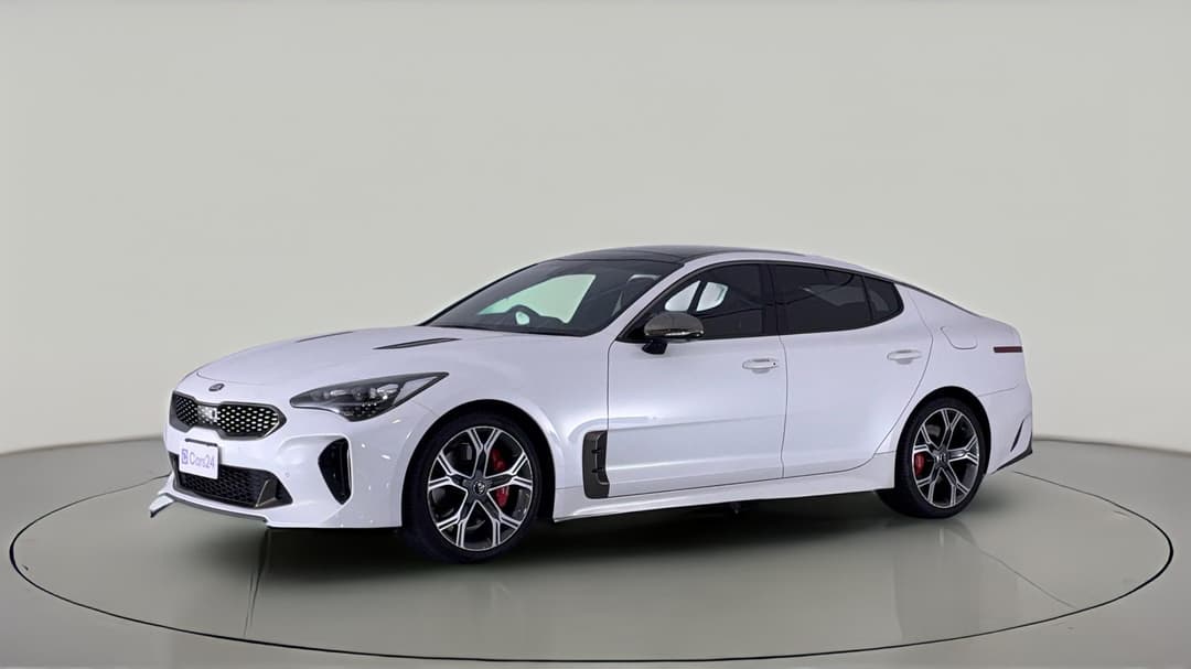 2020 Kia Stinger Gt (red Leather), Automatic, 82548 km, Left Front Diagonal (45- Degree) View