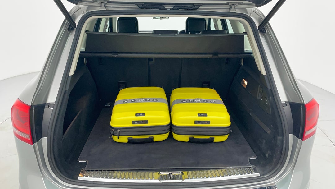 Boot Inside View with Luggage