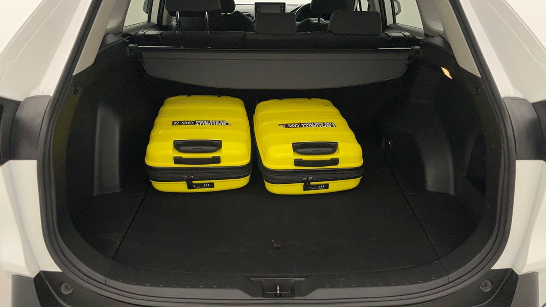 Boot Inside View with Luggage