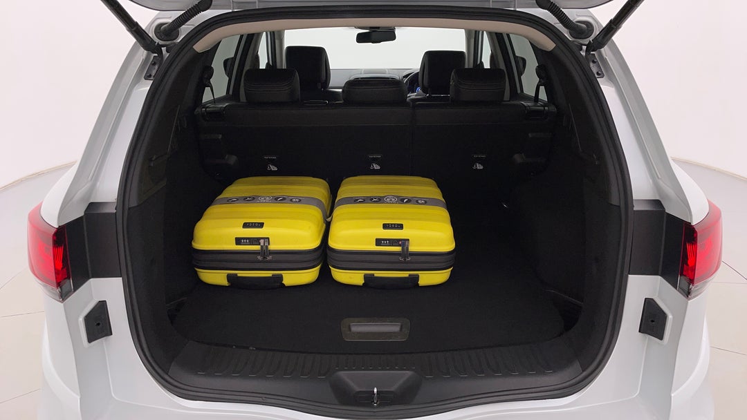 Boot Inside View with Luggage