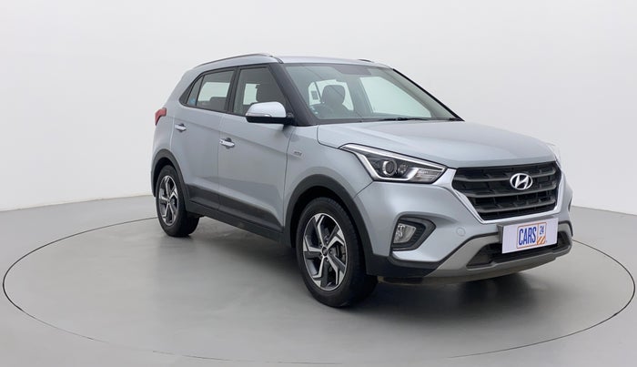 2018 Hyundai Creta SX AT 1.6 PETROL, Petrol, Automatic, 27,181 km, Right Front Diagonal