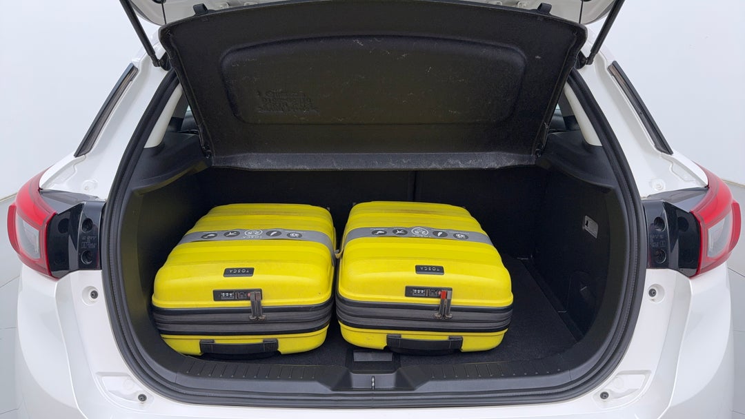 Boot Inside View with Luggage