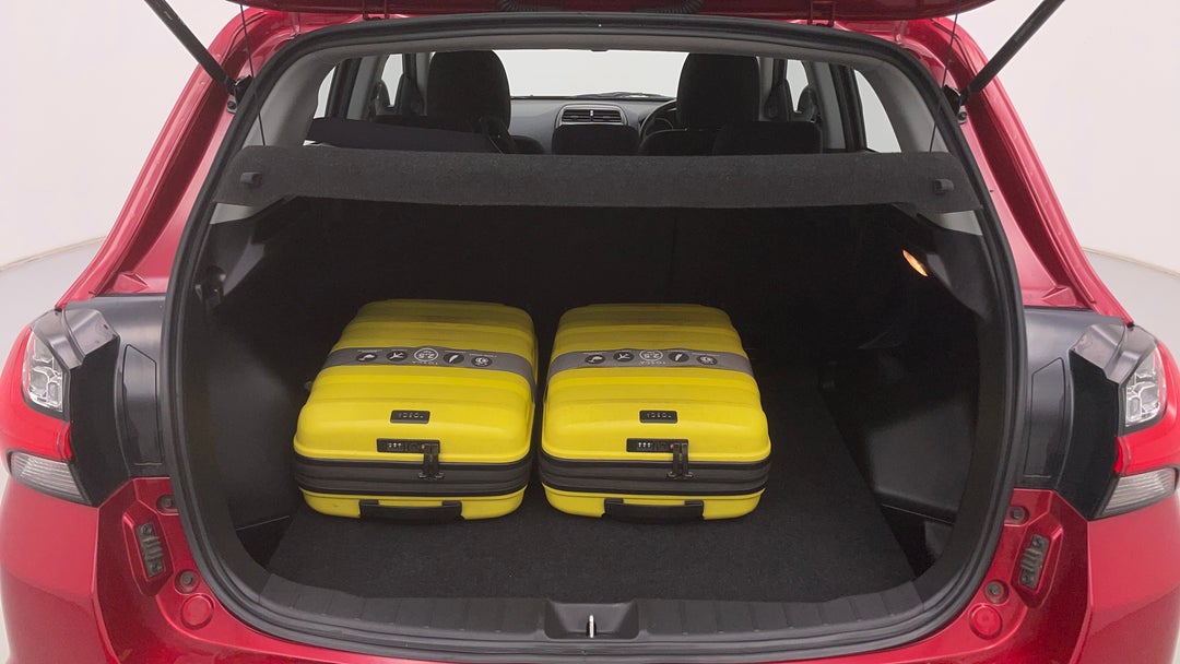 Boot Inside View with Luggage