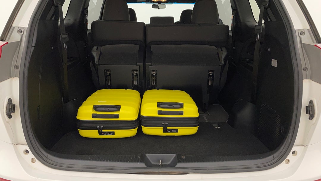 Boot Inside View with Luggage