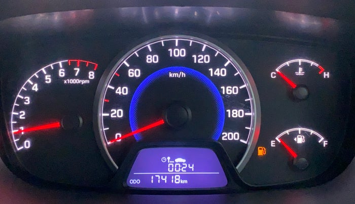 2016 Hyundai Grand i10 SPORTZ 1.2 KAPPA VTVT, Petrol, Manual, 17,364 km, Odometer View