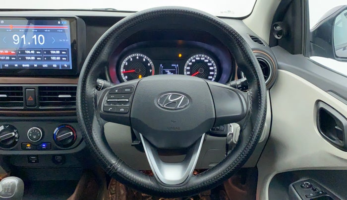2021 Hyundai AURA S CNG, CNG, Manual, 42,531 km, Steering Wheel Close Up