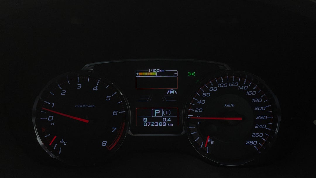 2017 Subaru WRX Premium (awd), Automatic, 72389 km, Odometer View