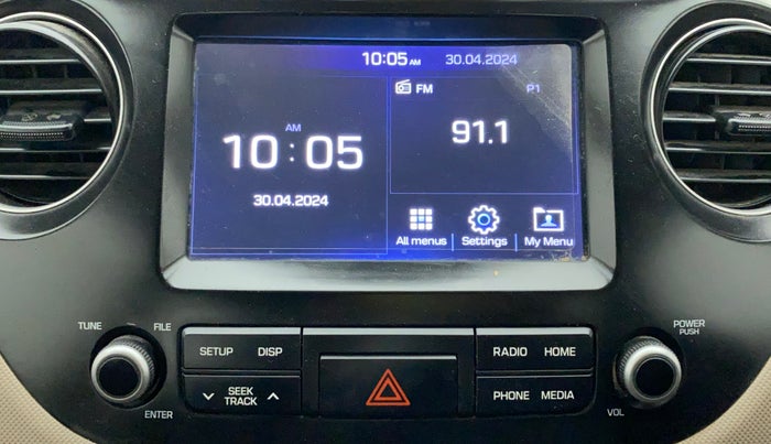 2018 Hyundai Grand i10 SPORTZ 1.2 KAPPA VTVT, Petrol, Manual, 56,471 km, Infotainment System