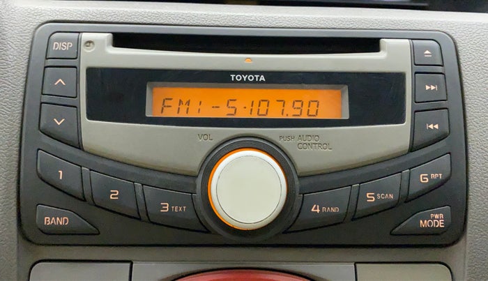 2011 Toyota Etios V, Petrol, Manual, 97,474 km, Infotainment System