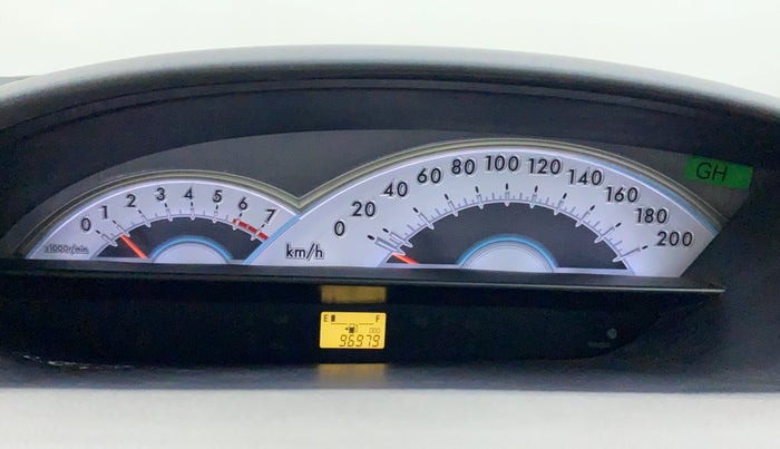 2011 Toyota Etios V, Petrol, Manual, 97,474 km, Odometer Image