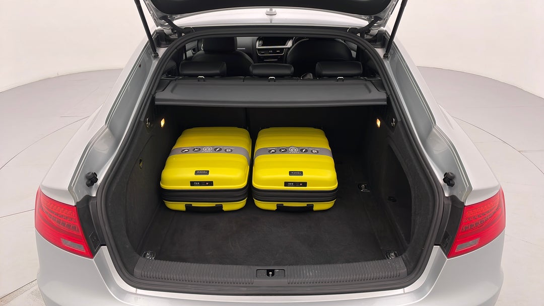 Boot Inside View with Luggage