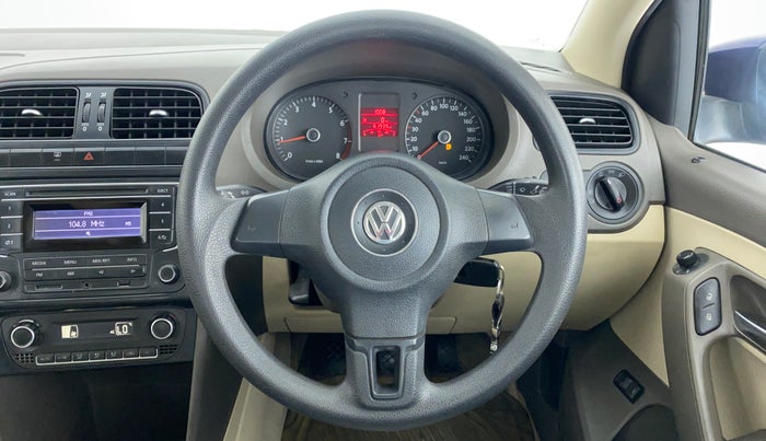 2014 Volkswagen Vento COMFORTLINE MT PETROL, Petrol, Manual, 63,400 km, Steering Wheel Close Up