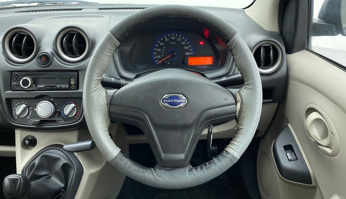 2017 Datsun Go T, Petrol, Manual, 19,471 km, Steering Wheel Close Up