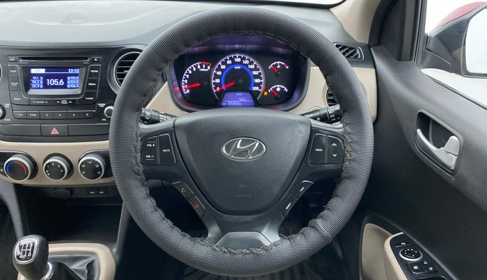 2015 Hyundai Grand i10 ASTA 1.2 KAPPA VTVT, Petrol, Manual, 55,660 km, Steering Wheel Close Up
