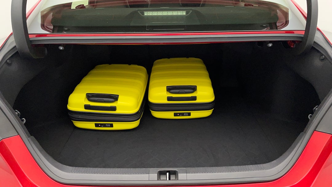 Boot Inside View with Luggage