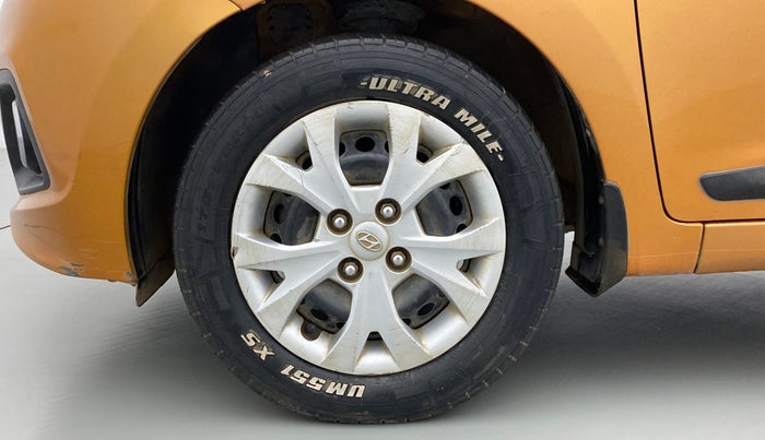 2014 Hyundai Grand i10 SPORTZ 1.2 KAPPA VTVT, Petrol, Manual, 75,370 km, Left Front Wheel