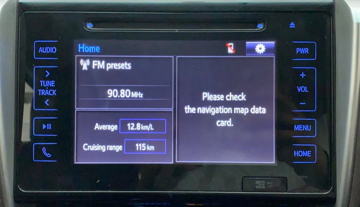 2019 Toyota Fortuner 2.8 4X2 MT, Diesel, Manual, 94,062 km, Infotainment system - GPS Card not working/missing