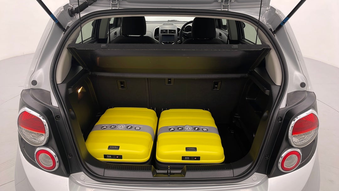 Boot Inside View with Luggage