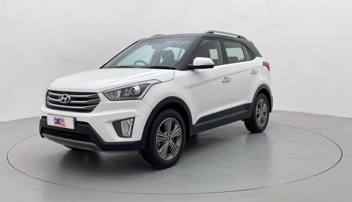 2018 Hyundai Creta SX PLUS 1.6 DUAL TONE VTVT, Petrol, Manual, 31,973 km, Left Front Diagonal