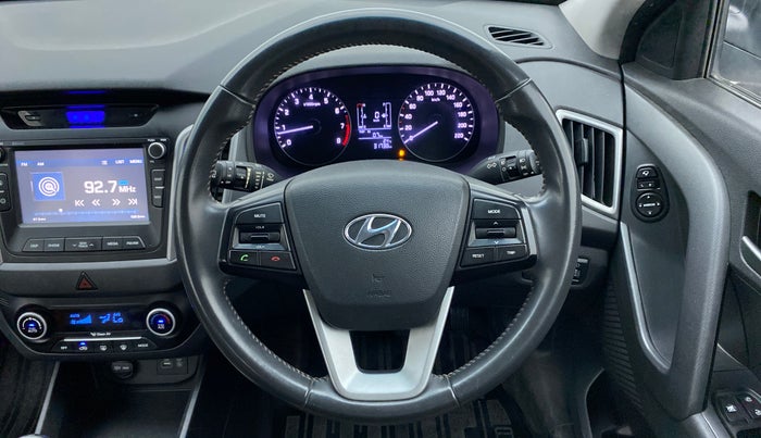 2018 Hyundai Creta SX PLUS 1.6 DUAL TONE VTVT, Petrol, Manual, 31,973 km, Steering Wheel Close Up