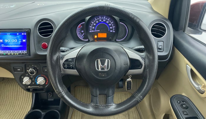 2015 Honda Amaze 1.2 VXMT I VTEC, Petrol, Manual, 51,964 km, Steering Wheel Close Up